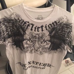 Affliction t shirt - never worn w tags - medium